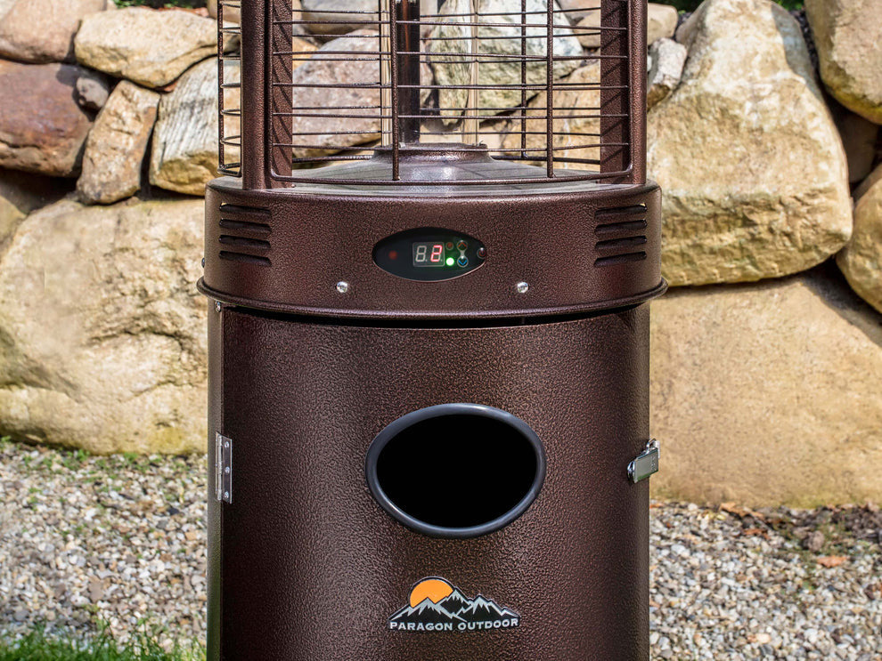 Paragon Outdoor Illume Remote Control Flame Tower Heater, 82.5", 44,000 BTU - OH-R744