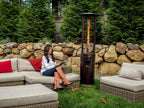 Paragon Outdoor Shine Flame Tower Heater, 82.5", 44,000 BTU - OH-M744