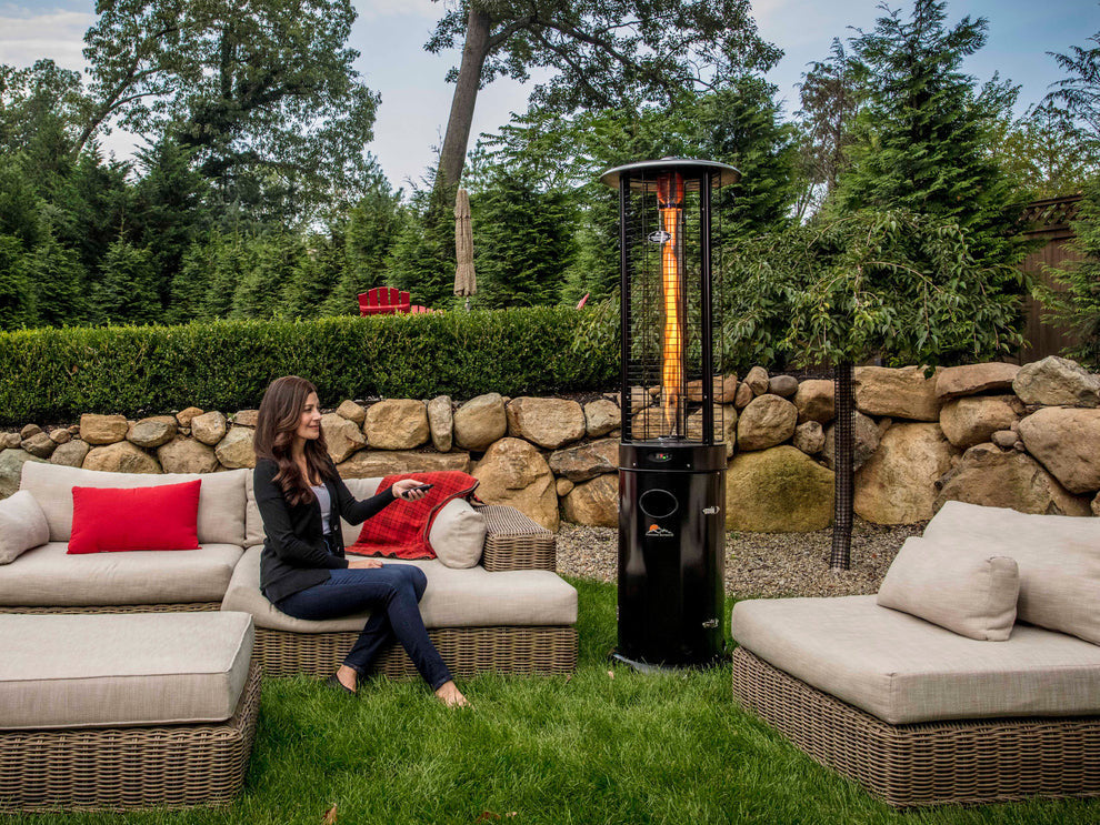 Paragon Outdoor Illume Remote Control Flame Tower Heater, 82.5", 44,000 BTU - OH-R744