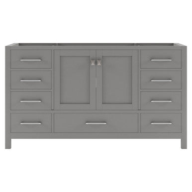 VHG GS-50060-CAB-GR Caroline Avenue 60" Single Cabinet in Gray