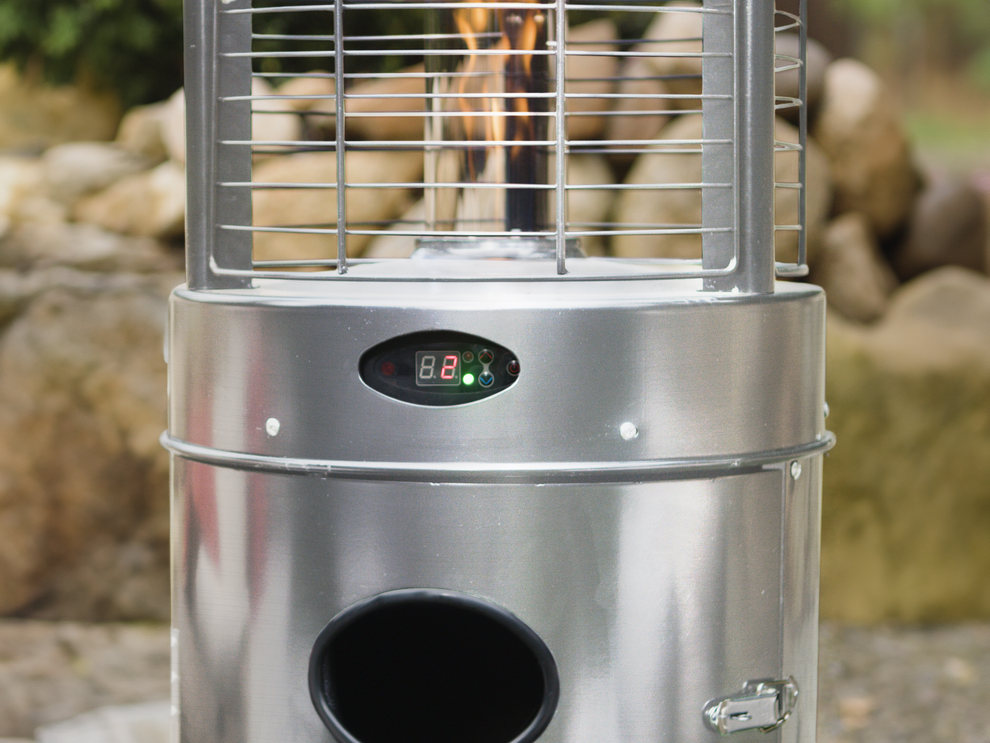 Paragon Outdoor Illume Remote Control Flame Tower Heater, 82.5", 44,000 BTU - OH-R744