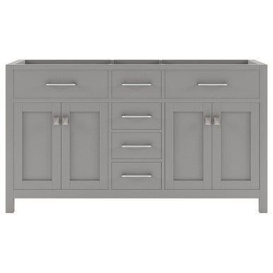 VHG MD-2060-CAB-GR Caroline 60" Double Cabinet in Gray