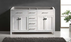 VHG MD-2060-CAB-WH Caroline 60" Double Cabinet in White