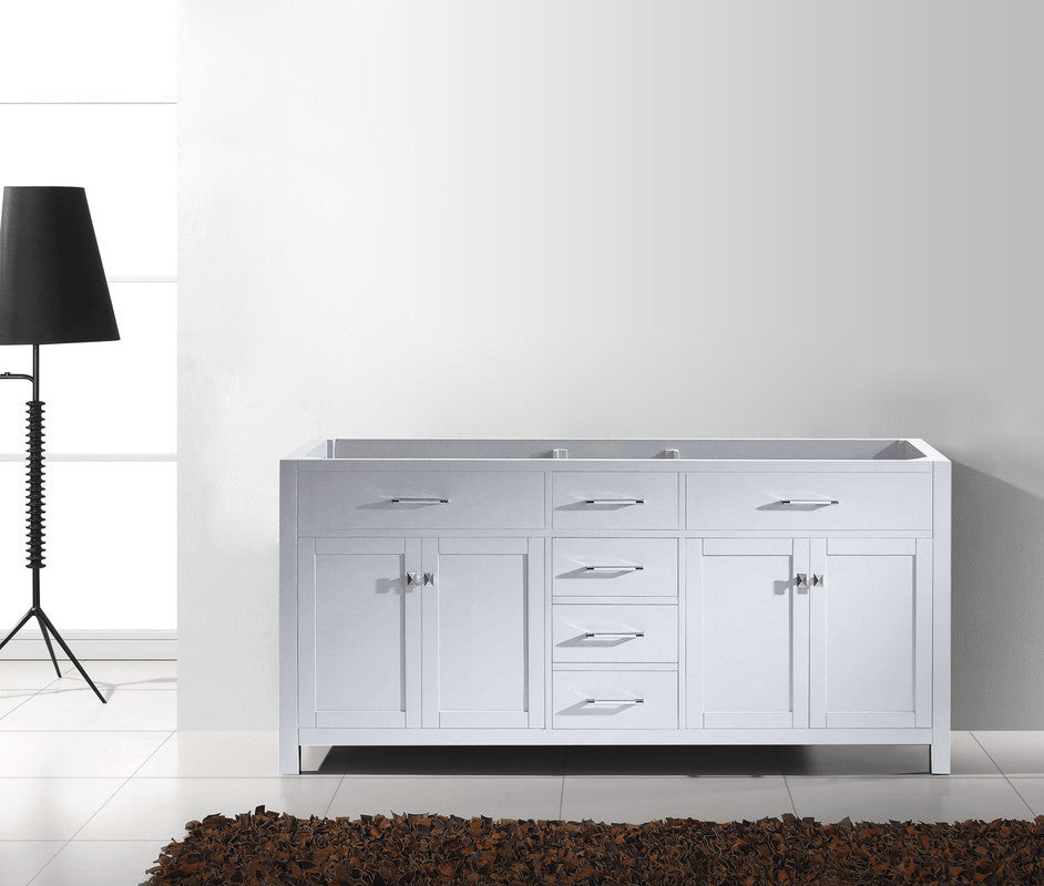 VHG MD-2072-CAB-WH Caroline 72" Double Cabinet in White