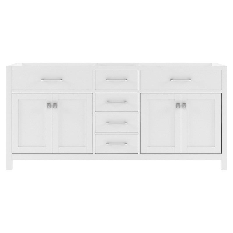 VHG MD-2072-CAB-WH Caroline 72" Double Cabinet in White