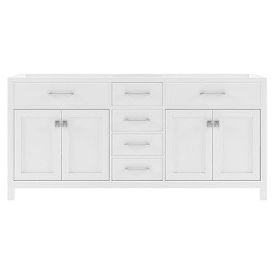 VHG MD-2072-CAB-WH Caroline 72" Double Cabinet in White