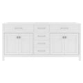 VHG MD-2072-CAB-WH Caroline 72" Double Cabinet in White