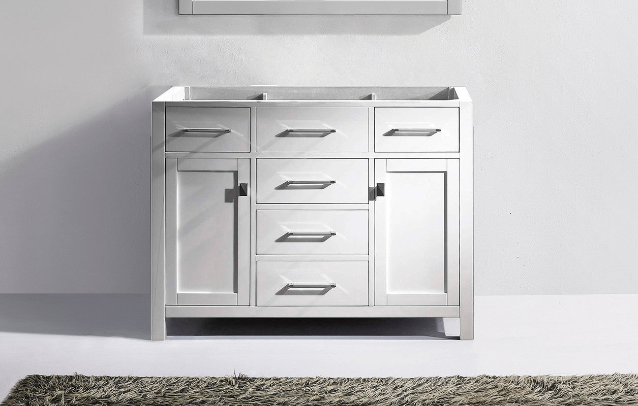 VHG MS-2048-CAB-WH Caroline 48" Single Cabinet in White