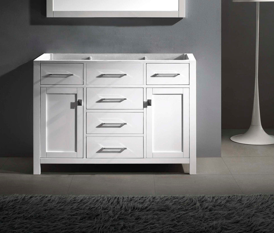 VHG MS-2048-CAB-WH Caroline 48" Single Cabinet in White