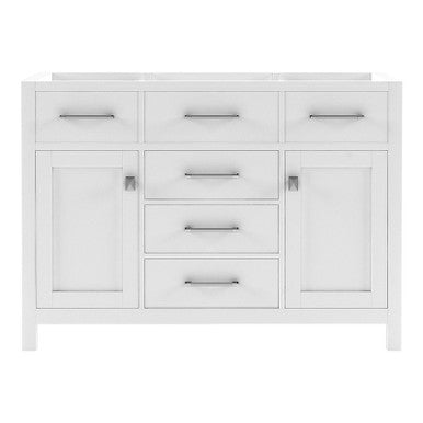 VHG MS-2048-CAB-WH Caroline 48" Single Cabinet in White