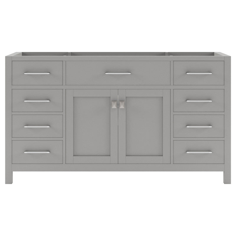 VHG MS-2060-CAB-GR Caroline 60" Single Cabinet in Gray