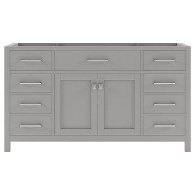 VHG MS-2060-CAB-GR Caroline 60" Single Cabinet in Gray