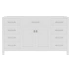 VHG MS-2060-CAB-WH Caroline 60" Single Cabinet in White