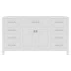 VHG MS-2060-CAB-WH Caroline 60" Single Cabinet in White