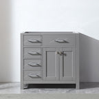 VHG MS-2136L-CAB-GR Caroline Parkway 36" Single Cabinet in Gray