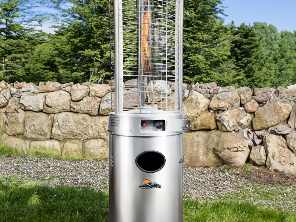 Paragon Outdoor Shine Flame Tower Heater, 82.5", 44,000 BTU - OH-M744