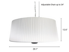 Paragon Outdoor Glow Pendent Electric Heater,  1500W - OH-E315