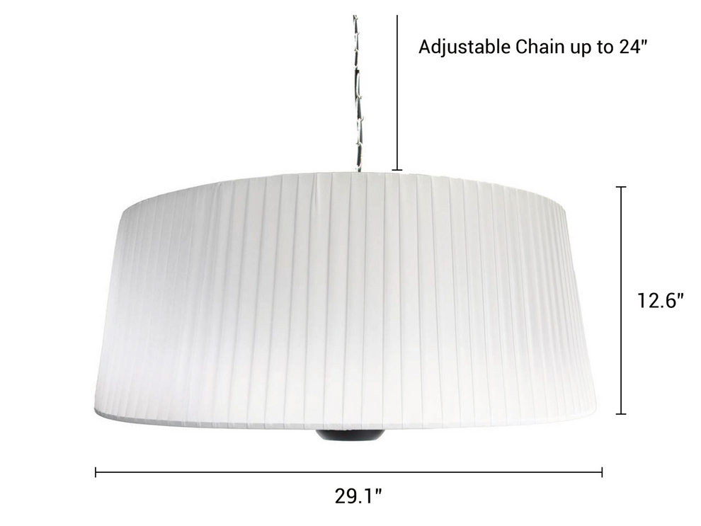 Paragon Outdoor Glow Pendent Electric Heater,  1500W - OH-E315