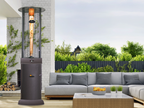 Paragon Outdoor Shine Flame Tower Heater, 82.5", 44,000 BTU - OH-M744