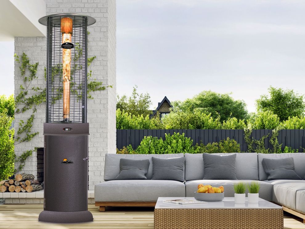 Paragon Outdoor Shine Flame Tower Heater, 82.5", 44,000 BTU - OH-M744