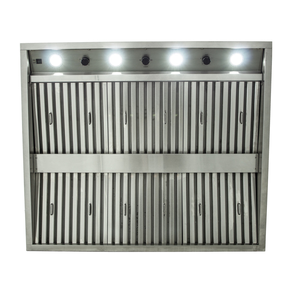 Blaze 42-Inch Stainless Steel Outdoor Vent Hood - 2000 CFM - BLZ-42-VHOOD  2