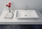 Legion Furniture WJ9002 23.6" Solid Surface Vessel Sink in White