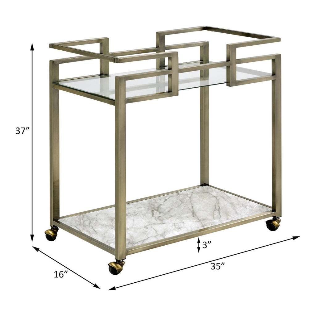 ACME AC00159 Neilo Serving Cart  3