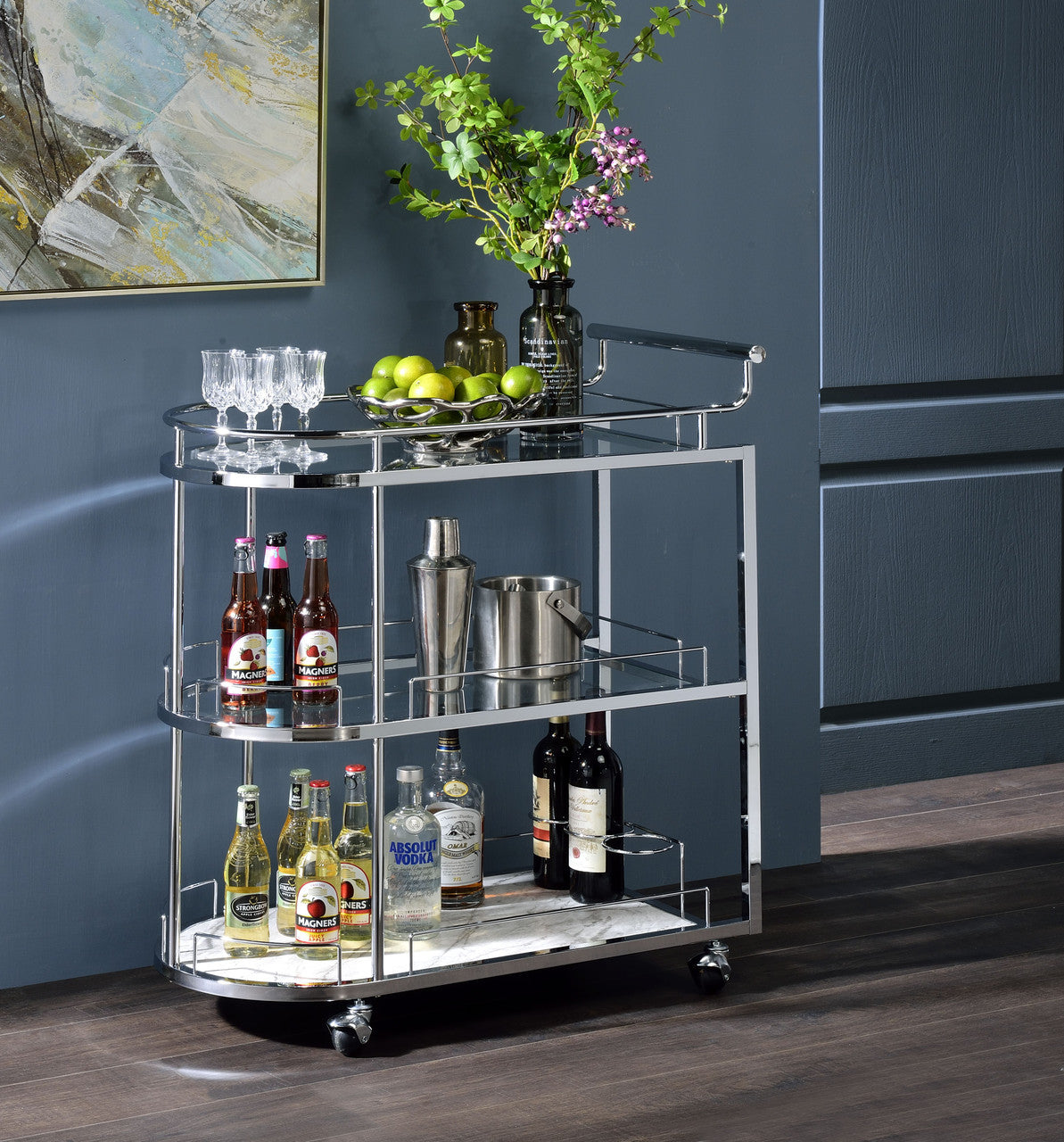 ACME AC00161 Inyo Serving Cart  2