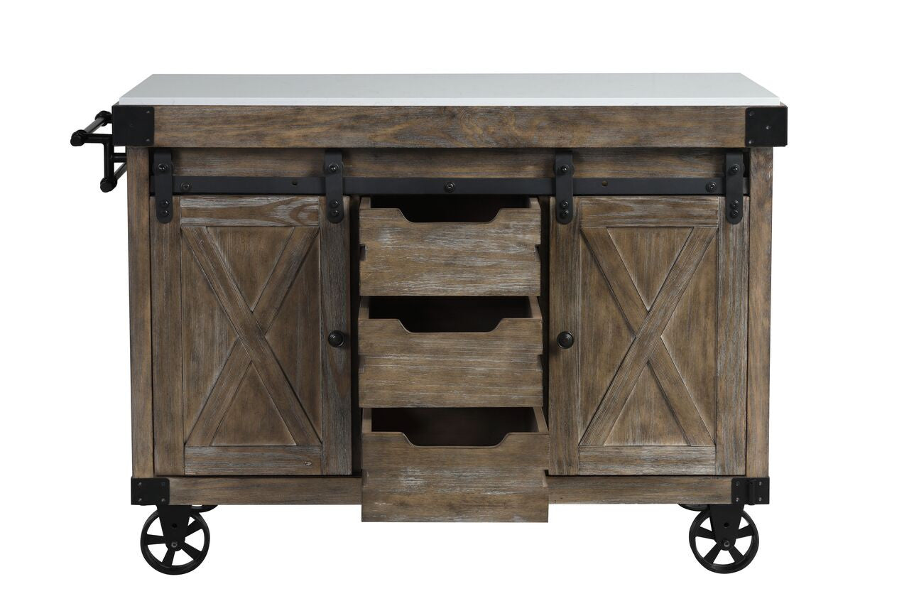 ACME AC00185 Alforvott Kitchen Island  3