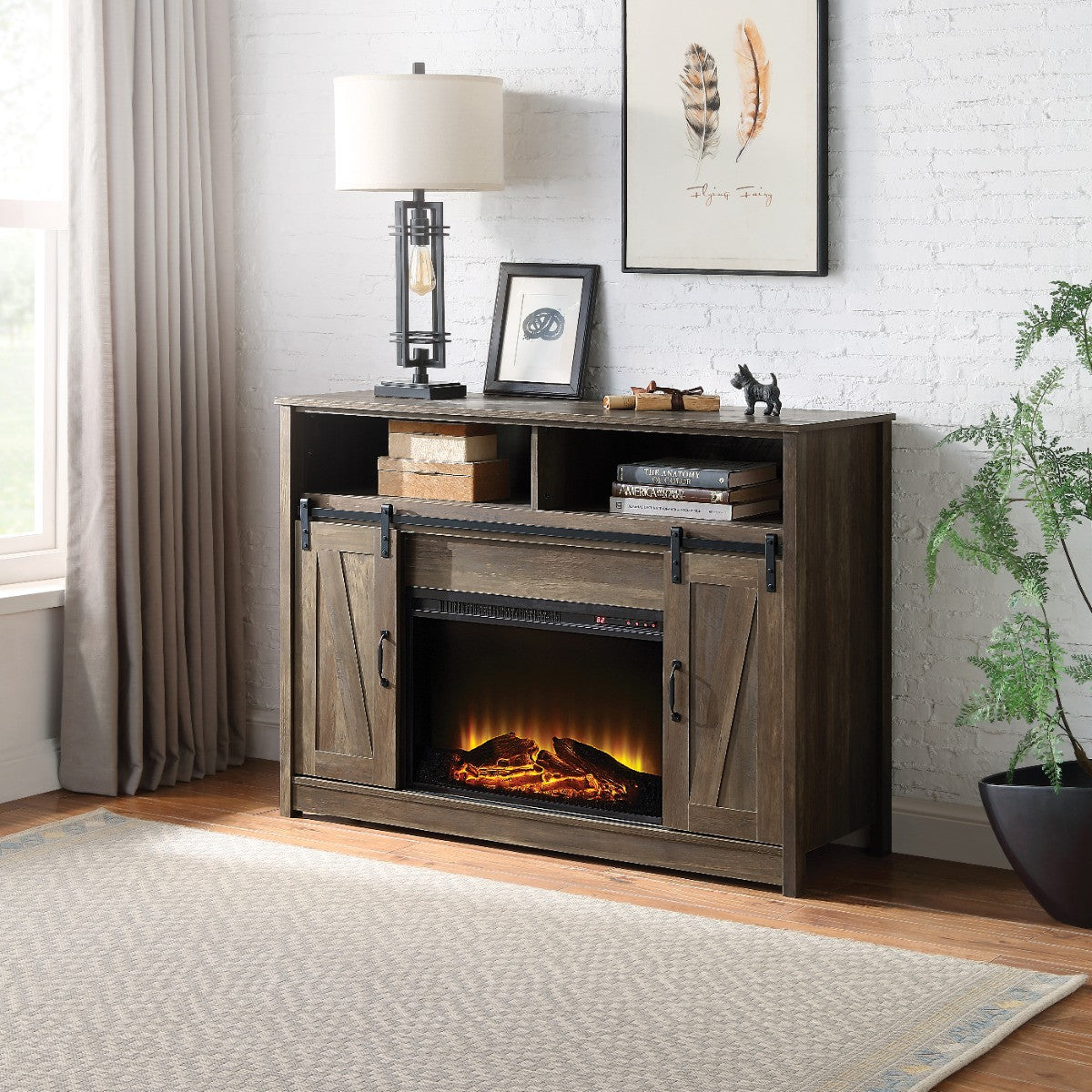 ACME AC00274 Tobias Fireplace