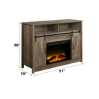 ACME AC00274 Tobias Fireplace  3