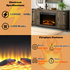 ACME AC00275 Tobias Fireplace  4