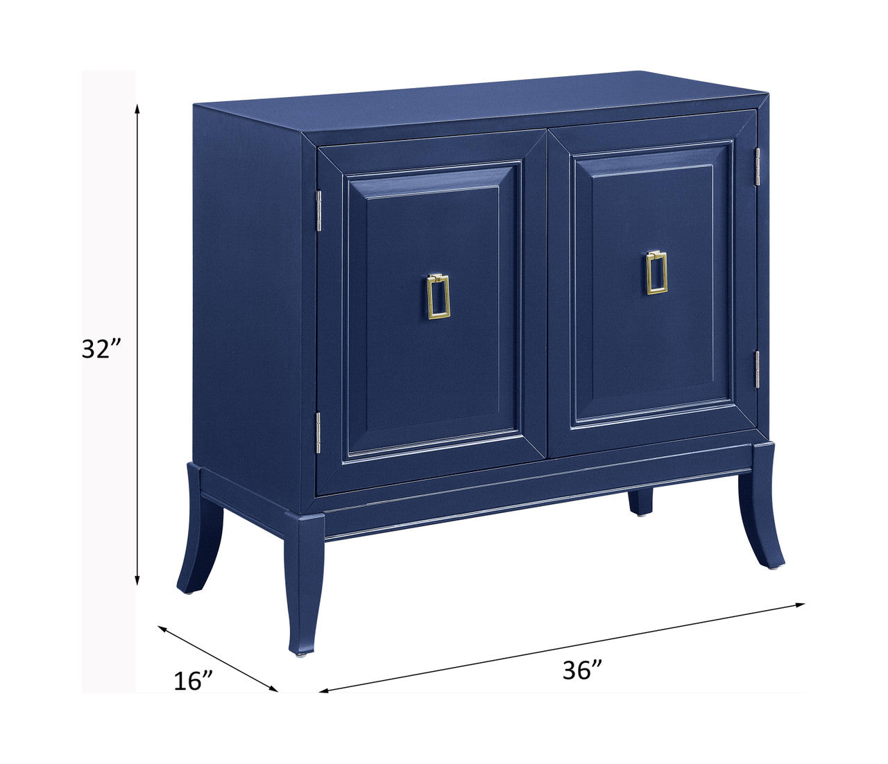 ACME AC00285 Clem Blue Console Table  4