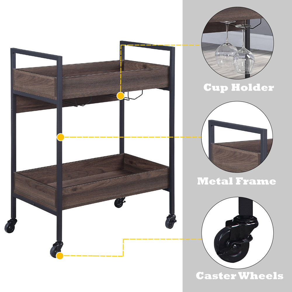 ACME AC00326 Jerrick Serving Cart  4