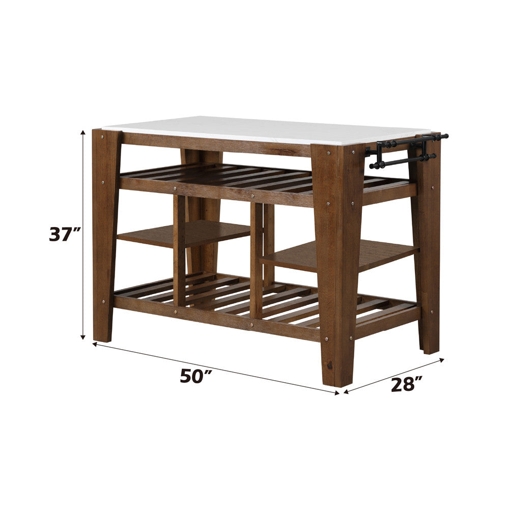 ACME AC00396 Alaroa Kitchen Island  4