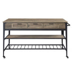 ACME AC00402 Macaria Kitchen Cart  2