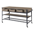 ACME AC00402 Macaria Kitchen Cart  4