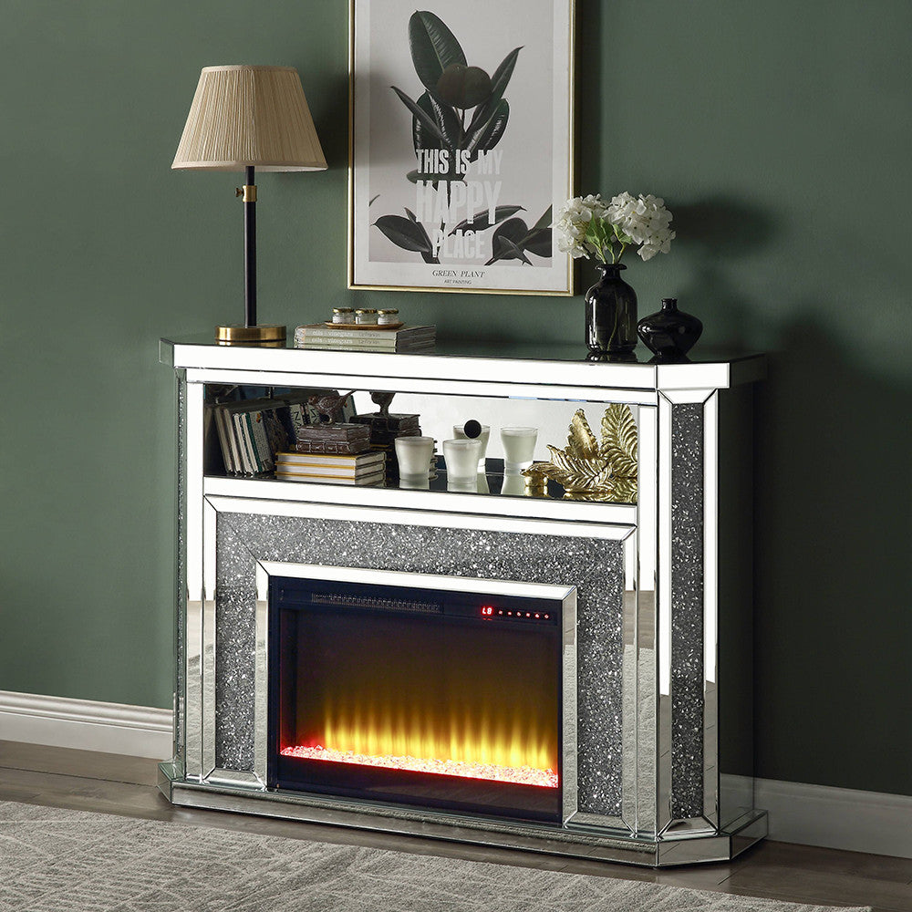 ACME AC00508 Noralie Fireplace with Firecore with Led