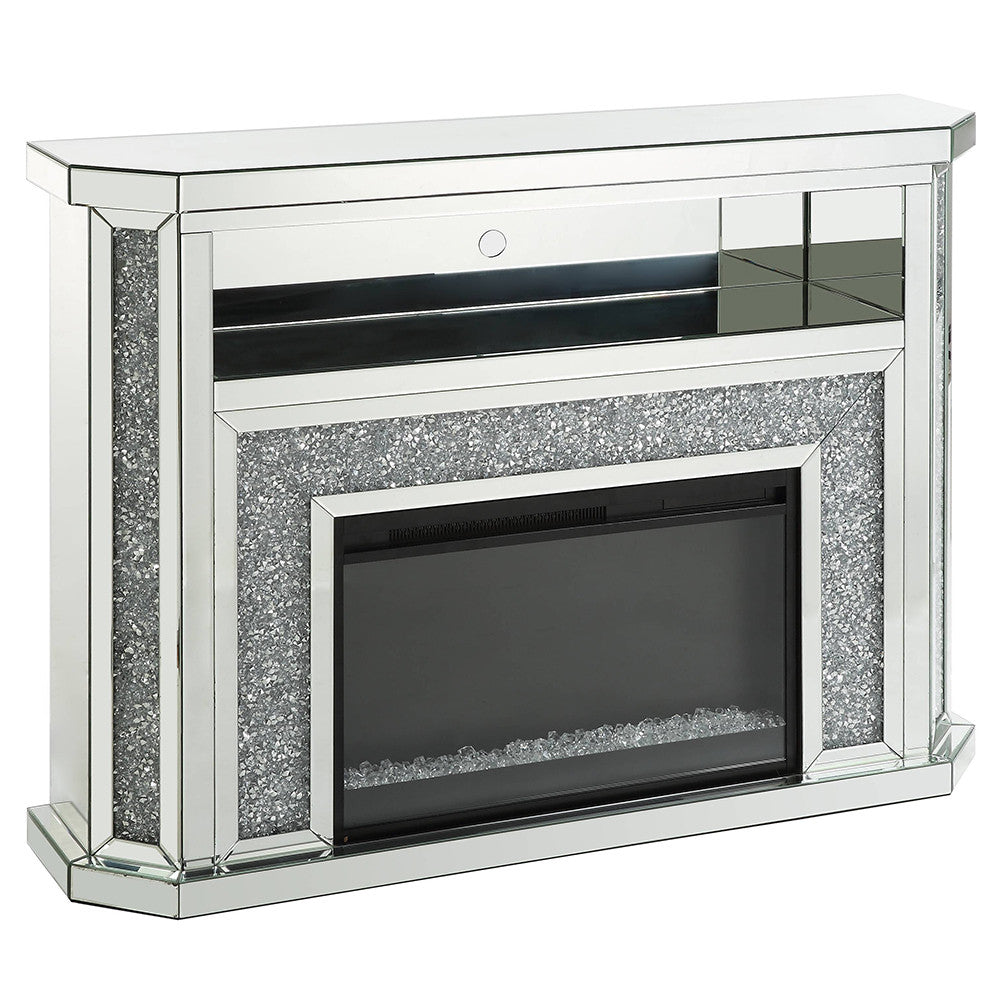 ACME AC00508 Noralie Fireplace with Firecore with Led  1