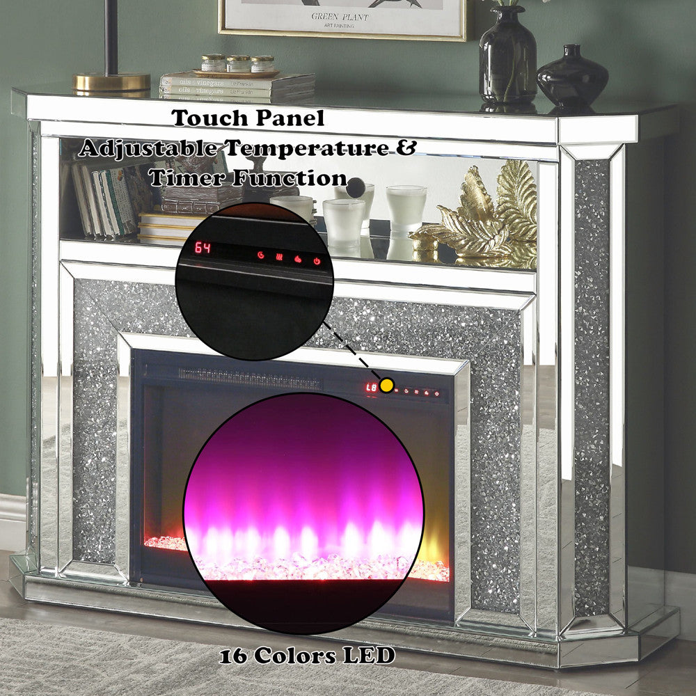 ACME AC00508 Noralie Fireplace with Firecore with Led  17