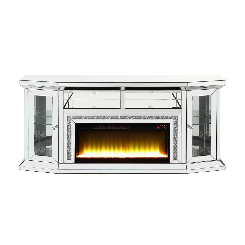 ACME AC00517 Noralie Fireplace with Firecore with Led  2