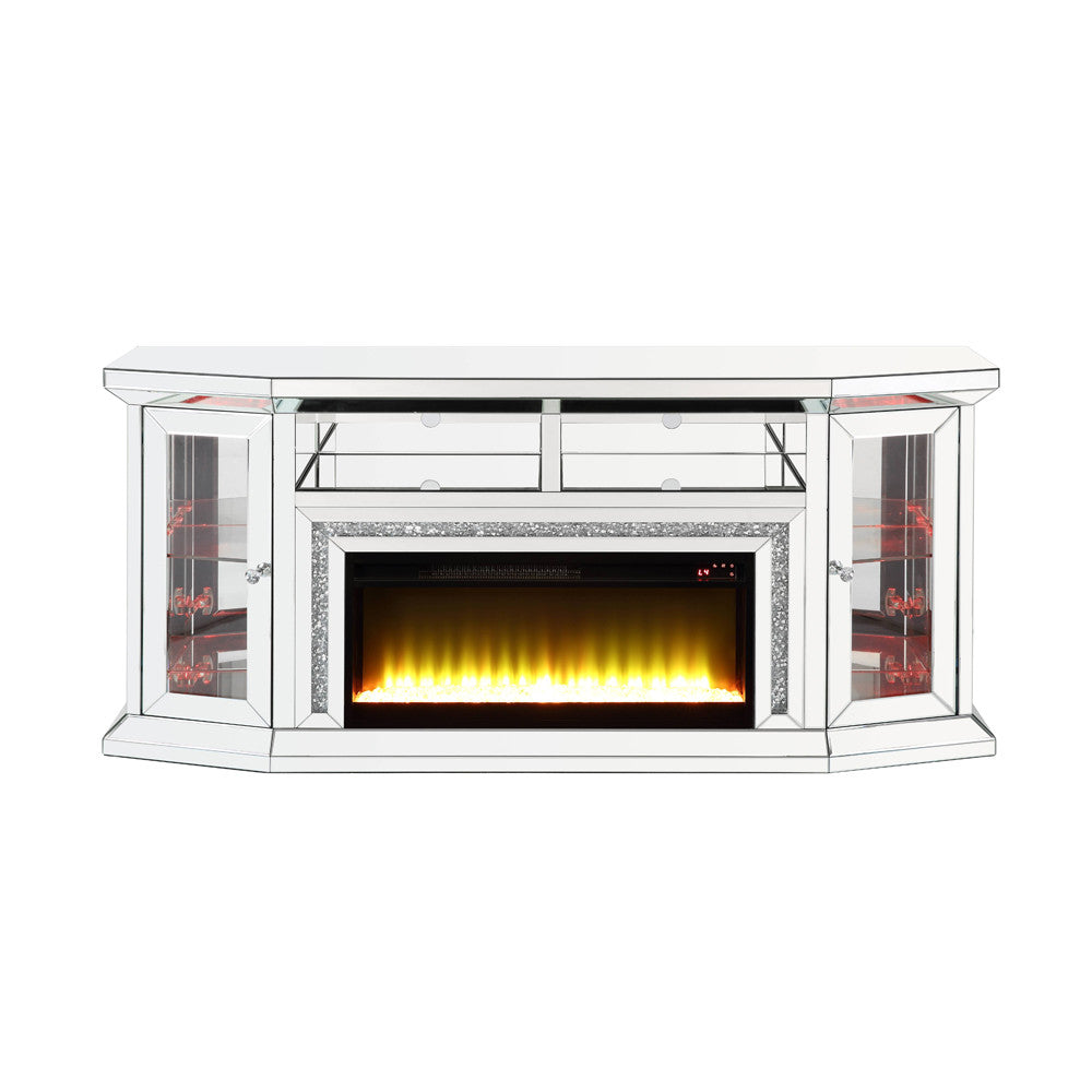 ACME AC00517 Noralie Fireplace with Firecore with Led  5