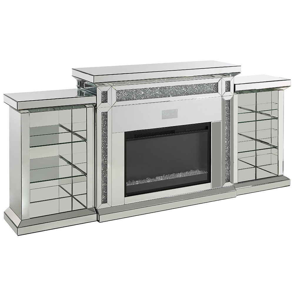 ACME AC00518 Noralie Fireplace with Firecore with Bluetooth  1