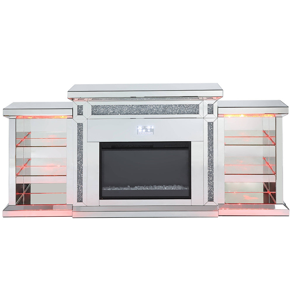 ACME AC00518 Noralie Fireplace with Firecore with Bluetooth  4