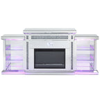 ACME AC00518 Noralie Fireplace with Firecore with Bluetooth  7