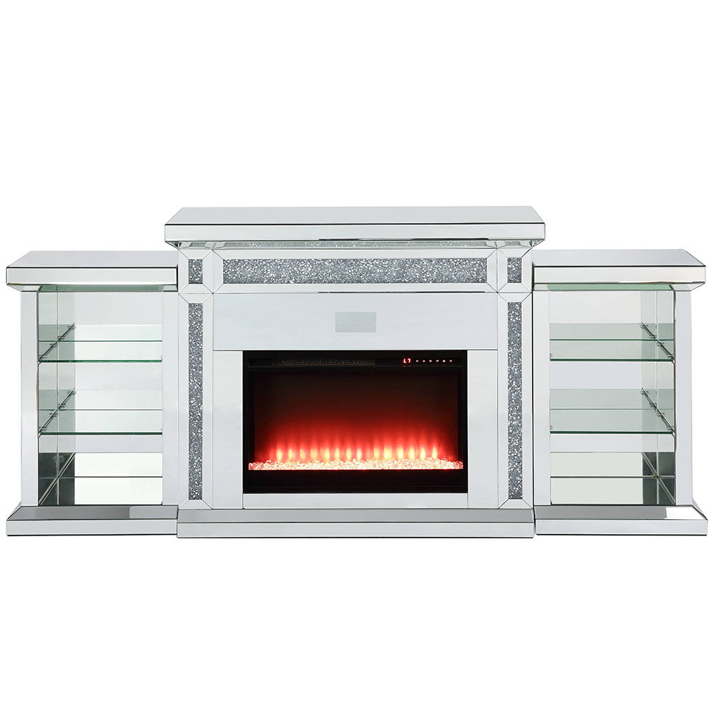 ACME AC00518 Noralie Fireplace with Firecore with Bluetooth  9