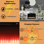 ACME AC00518 Noralie Fireplace with Firecore with Bluetooth  19
