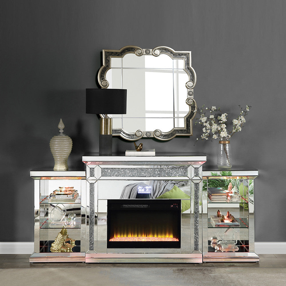 ACME AC00518 Noralie Fireplace with Firecore with Bluetooth  17