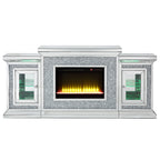 ACME AC00522 Noralie Fireplace with Firecore with Led  6