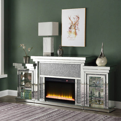 ACME AC00524 Noralie Fireplace with Firecore with Led